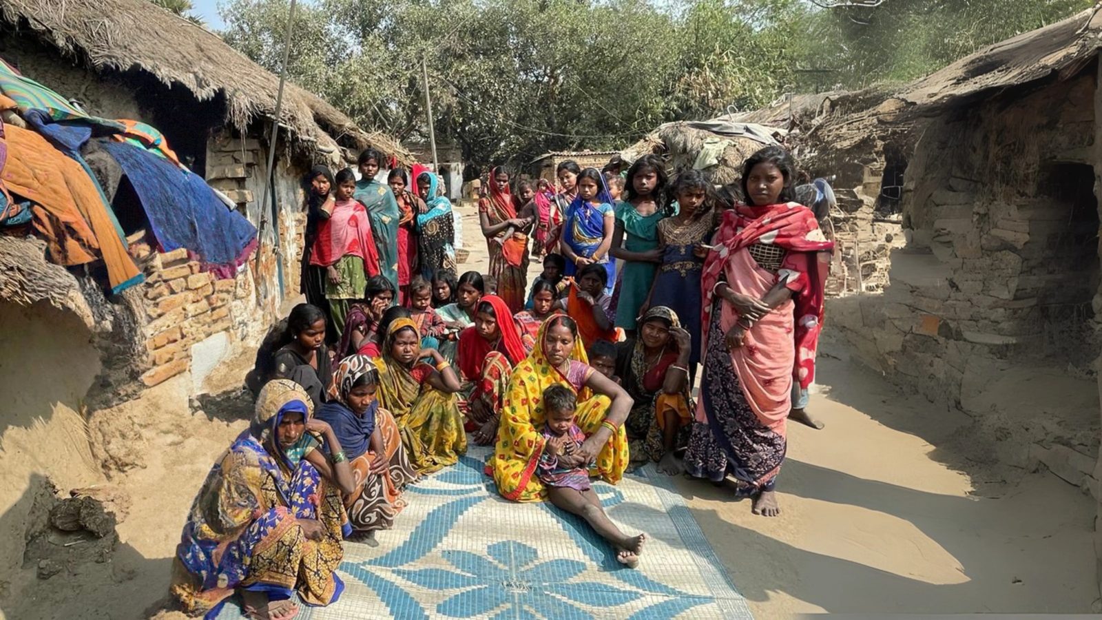 Self-help group meeting with BMKK field team